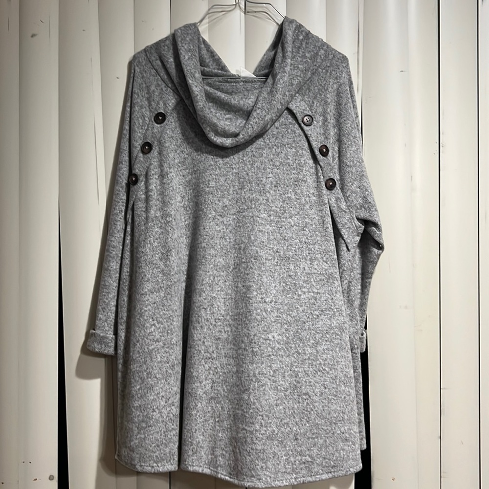 Late August sweater three-quarter sleeves